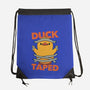 Duck Taped-None-Drawstring-Bag-tobefonseca