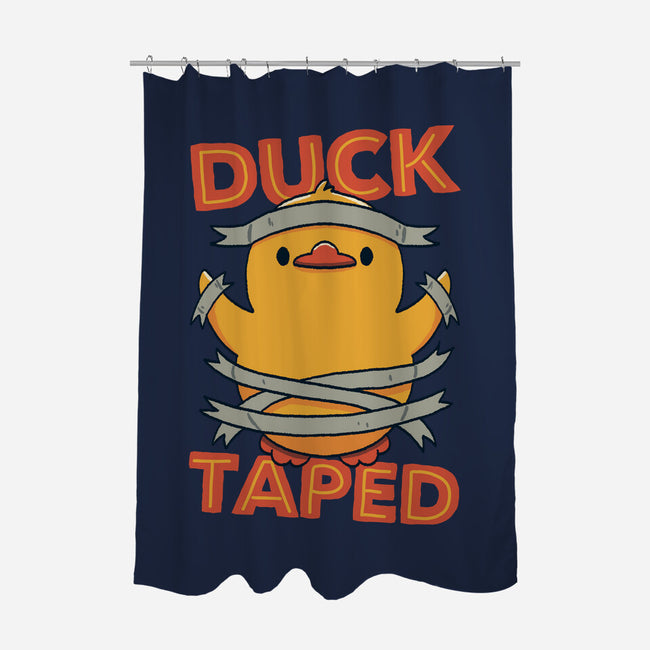 Duck Taped-None-Polyester-Shower Curtain-tobefonseca