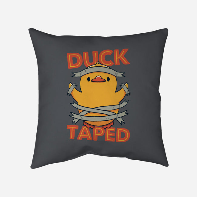 Duck Taped-None-Non-Removable Cover w Insert-Throw Pillow-tobefonseca