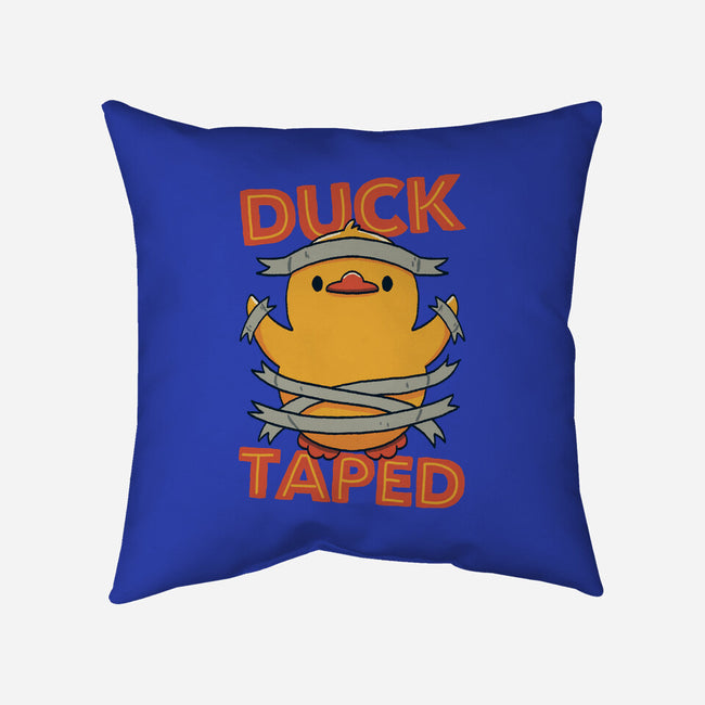 Duck Taped-None-Removable Cover w Insert-Throw Pillow-tobefonseca