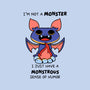 I'm Not A Monster-None-Removable Cover w Insert-Throw Pillow-FunkVampire