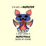 I'm Not A Monster-None-Outdoor-Rug-FunkVampire