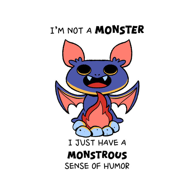 I'm Not A Monster-Womens-Fitted-Tee-FunkVampire