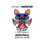 I'm Not A Monster-Womens-Fitted-Tee-FunkVampire