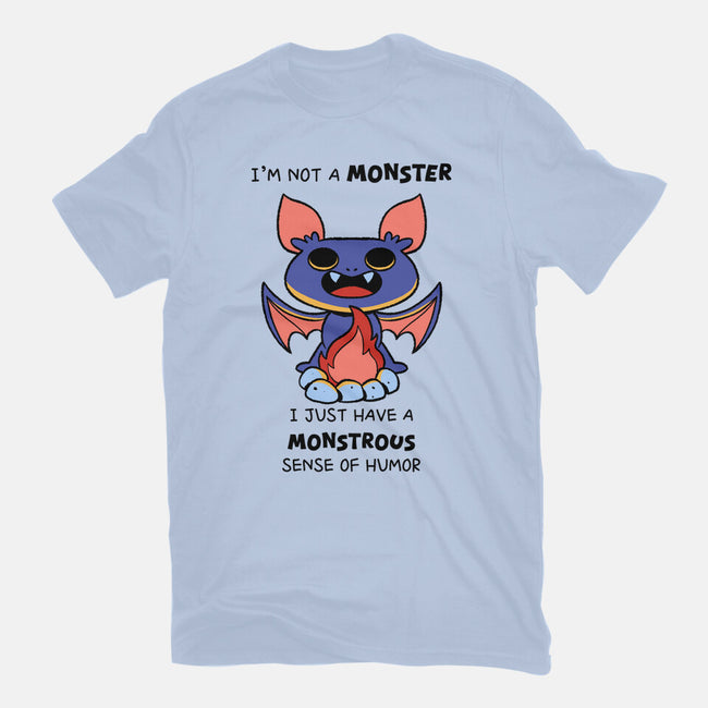 I'm Not A Monster-Womens-Fitted-Tee-FunkVampire