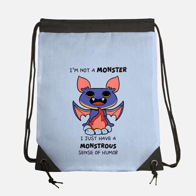 I'm Not A Monster-None-Drawstring-Bag-FunkVampire