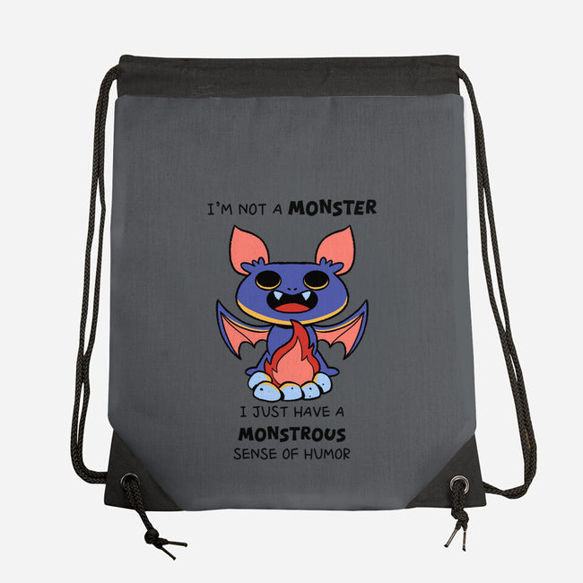 I'm Not A Monster-None-Drawstring-Bag-FunkVampire