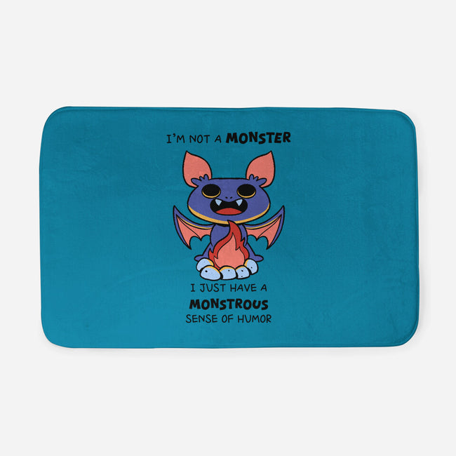 I'm Not A Monster-None-Memory Foam-Bath Mat-FunkVampire