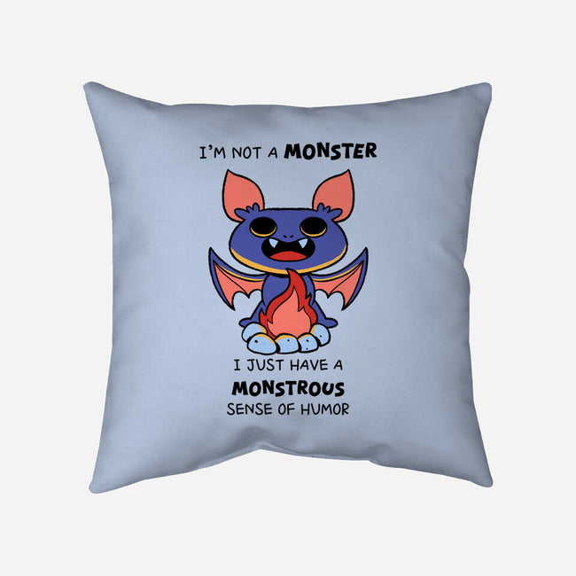 I'm Not A Monster-None-Non-Removable Cover w Insert-Throw Pillow-FunkVampire