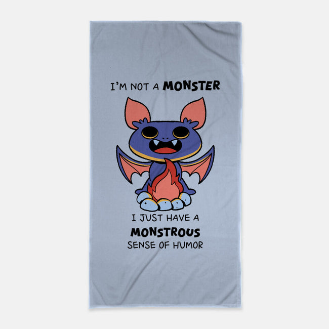 I'm Not A Monster-None-Beach-Towel-FunkVampire