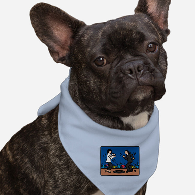 Minimalist Fiction-Dog-Bandana-Pet Collar-Raffiti