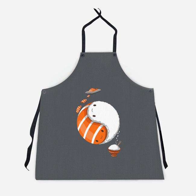 Ying Yang Sushi-Unisex-Kitchen-Apron-Vallina84