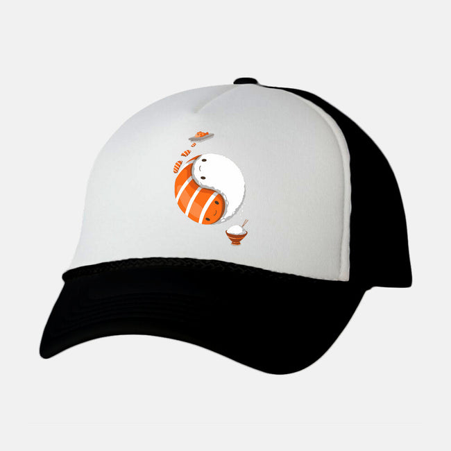 Ying Yang Sushi-Unisex-Trucker-Hat-Vallina84