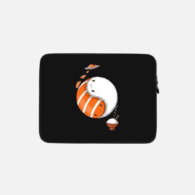 Ying Yang Sushi-None-Zippered-Laptop Sleeve-Vallina84