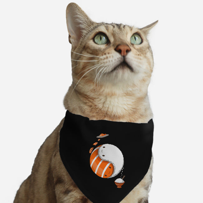 Ying Yang Sushi-Cat-Adjustable-Pet Collar-Vallina84