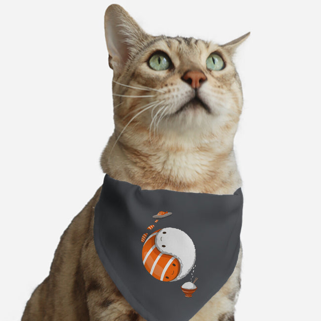 Ying Yang Sushi-Cat-Adjustable-Pet Collar-Vallina84