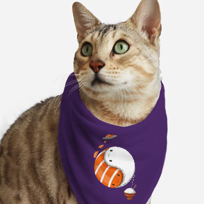 Ying Yang Sushi-Cat-Bandana-Pet Collar-Vallina84