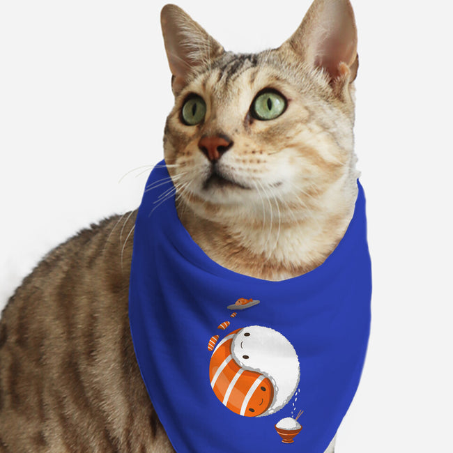 Ying Yang Sushi-Cat-Bandana-Pet Collar-Vallina84