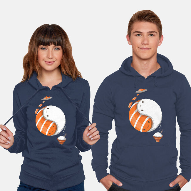 Ying Yang Sushi-Unisex-Pullover-Sweatshirt-Vallina84