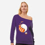 Ying Yang Sushi-Womens-Off Shoulder-Sweatshirt-Vallina84