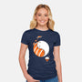 Ying Yang Sushi-Womens-Fitted-Tee-Vallina84