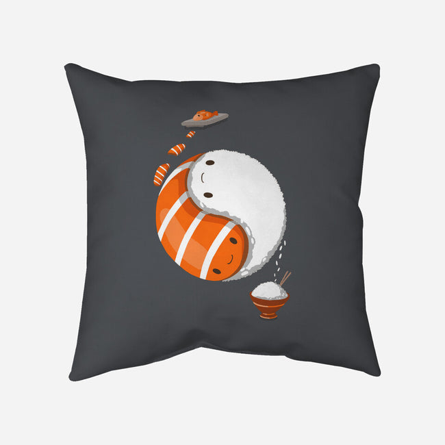 Ying Yang Sushi-None-Removable Cover w Insert-Throw Pillow-Vallina84