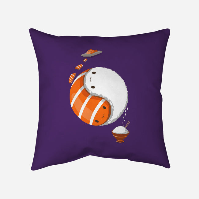 Ying Yang Sushi-None-Removable Cover w Insert-Throw Pillow-Vallina84