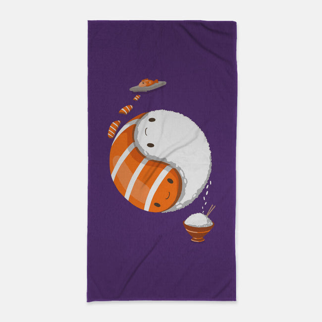 Ying Yang Sushi-None-Beach-Towel-Vallina84