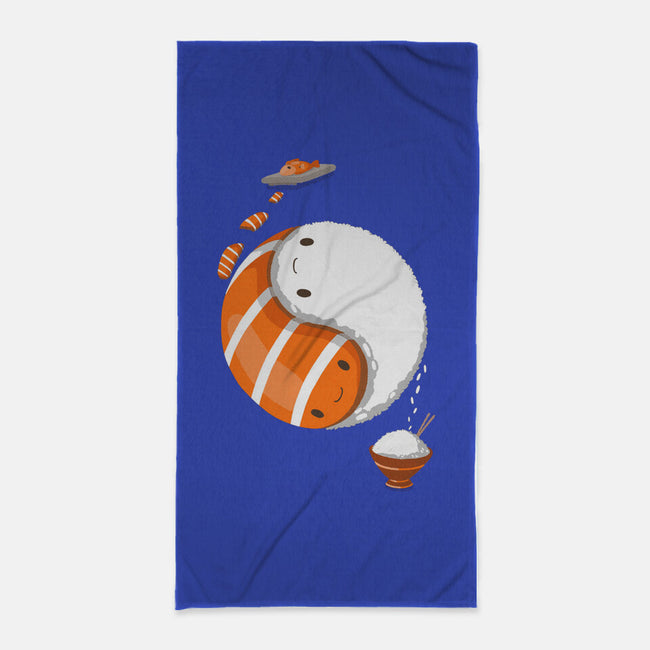 Ying Yang Sushi-None-Beach-Towel-Vallina84