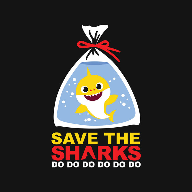 Save The Baby Sharks-Womens-Off Shoulder-Tee-Xentee