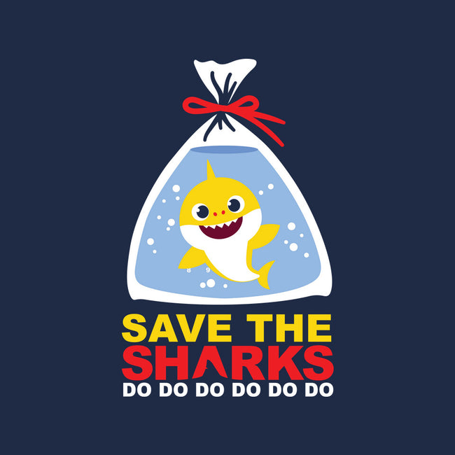 Save The Baby Sharks-None-Non-Removable Cover w Insert-Throw Pillow-Xentee