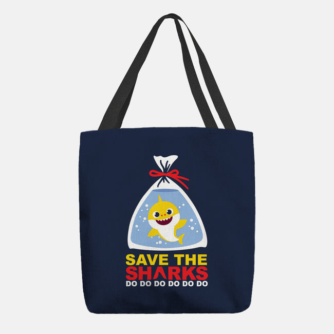 Save The Baby Sharks-None-Basic Tote-Bag-Xentee