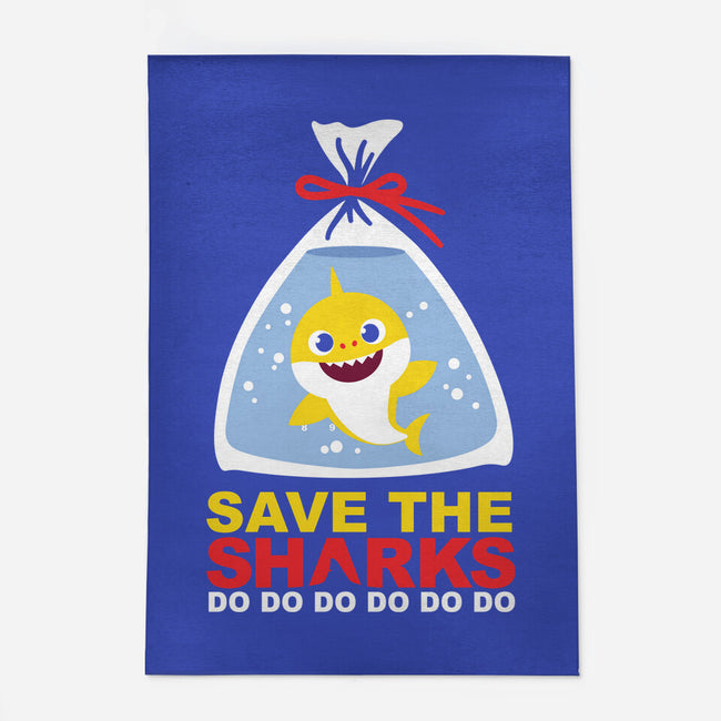 Save The Baby Sharks-None-Outdoor-Rug-Xentee