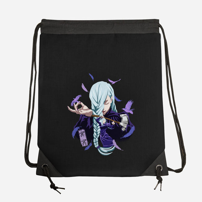 Mei Mei Sorcerer-None-Drawstring-Bag-Afire