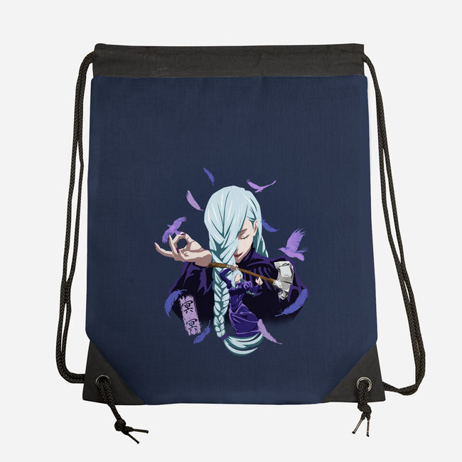 Mei Mei Sorcerer-None-Drawstring-Bag-Afire