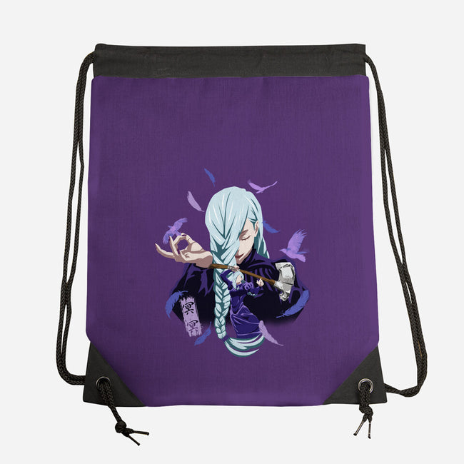 Mei Mei Sorcerer-None-Drawstring-Bag-Afire