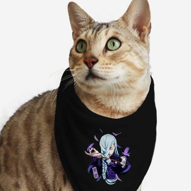 Mei Mei Sorcerer-Cat-Bandana-Pet Collar-Afire