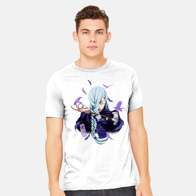 Mei Mei Sorcerer-Mens-Heavyweight-Tee-Afire