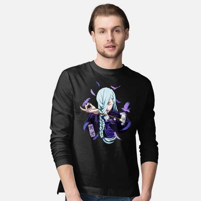 Mei Mei Sorcerer-Mens-Long Sleeved-Tee-Afire