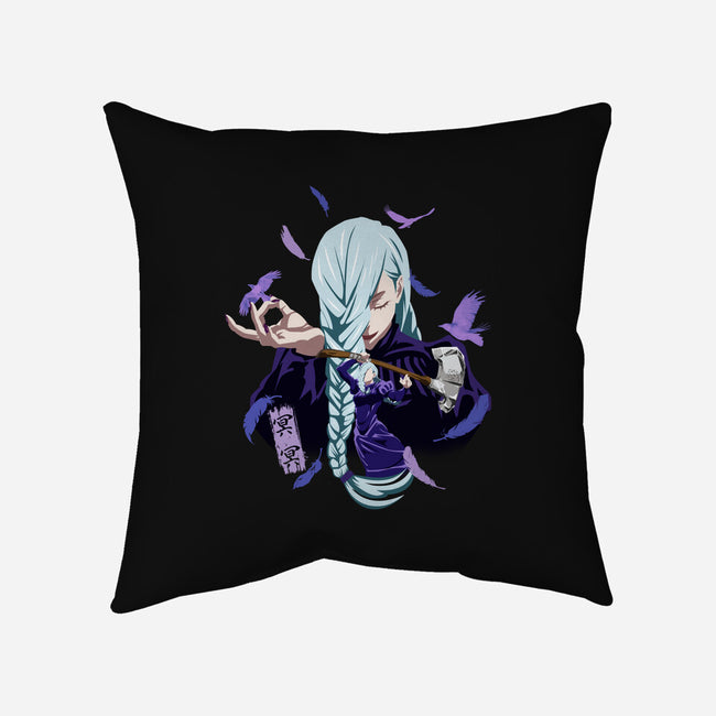 Mei Mei Sorcerer-None-Removable Cover-Throw Pillow-Afire