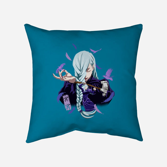 Mei Mei Sorcerer-None-Removable Cover-Throw Pillow-Afire