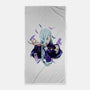 Mei Mei Sorcerer-None-Beach-Towel-Afire