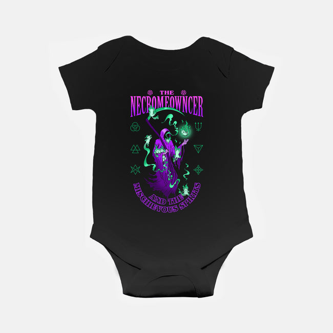 The Necromeowncer And The Mischievous Spirits-Baby-Basic-Onesie-sachpica