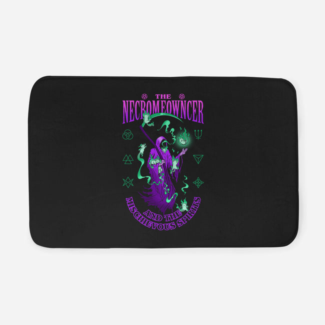 The Necromeowncer And The Mischievous Spirits-None-Memory Foam-Bath Mat-sachpica