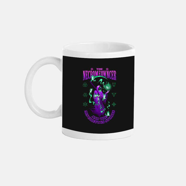 The Necromeowncer And The Mischievous Spirits-None-Mug-Drinkware-sachpica