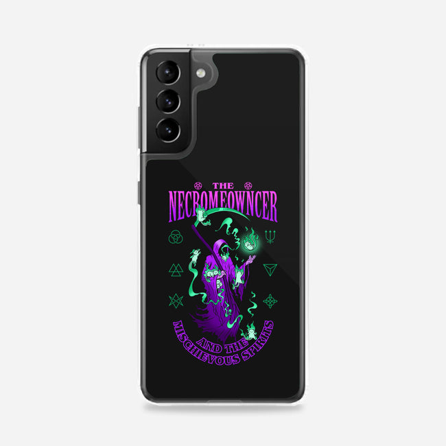 The Necromeowncer And The Mischievous Spirits-Samsung-Snap-Phone Case-sachpica