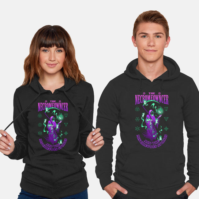 The Necromeowncer And The Mischievous Spirits-Unisex-Pullover-Sweatshirt-sachpica