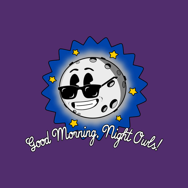 Good Morning Night Owls-Womens-Fitted-Tee-sillyindustries