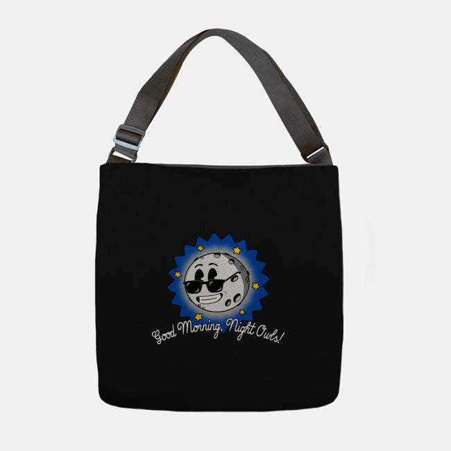 Good Morning Night Owls-None-Adjustable Tote-Bag-sillyindustries