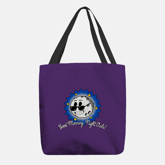 Good Morning Night Owls-None-Basic Tote-Bag-sillyindustries